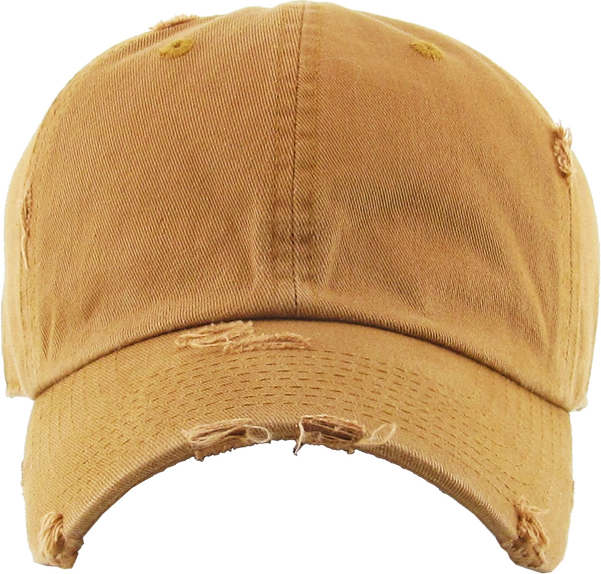 Timber Distressed Vintage Baseball Cap Front View